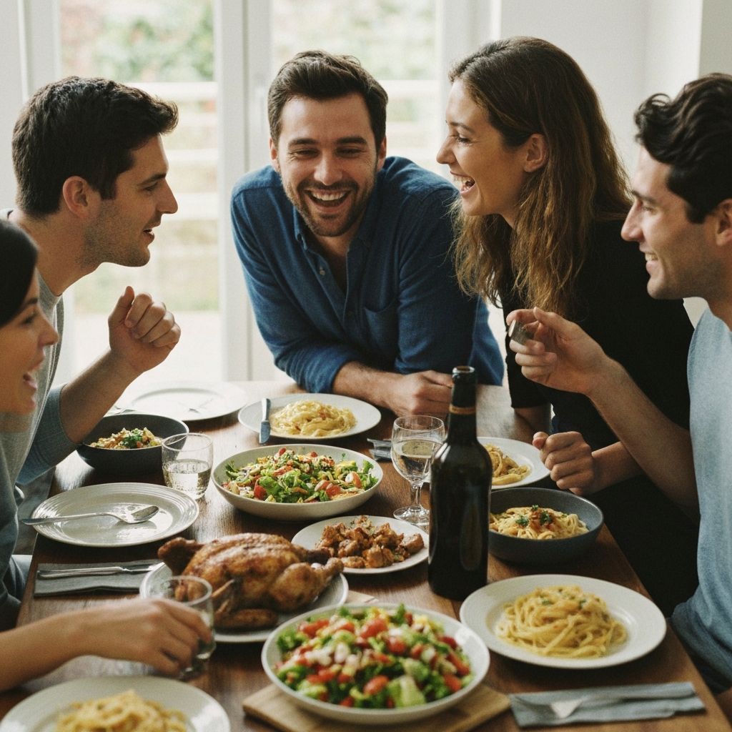 Gemensam måltid i social situation